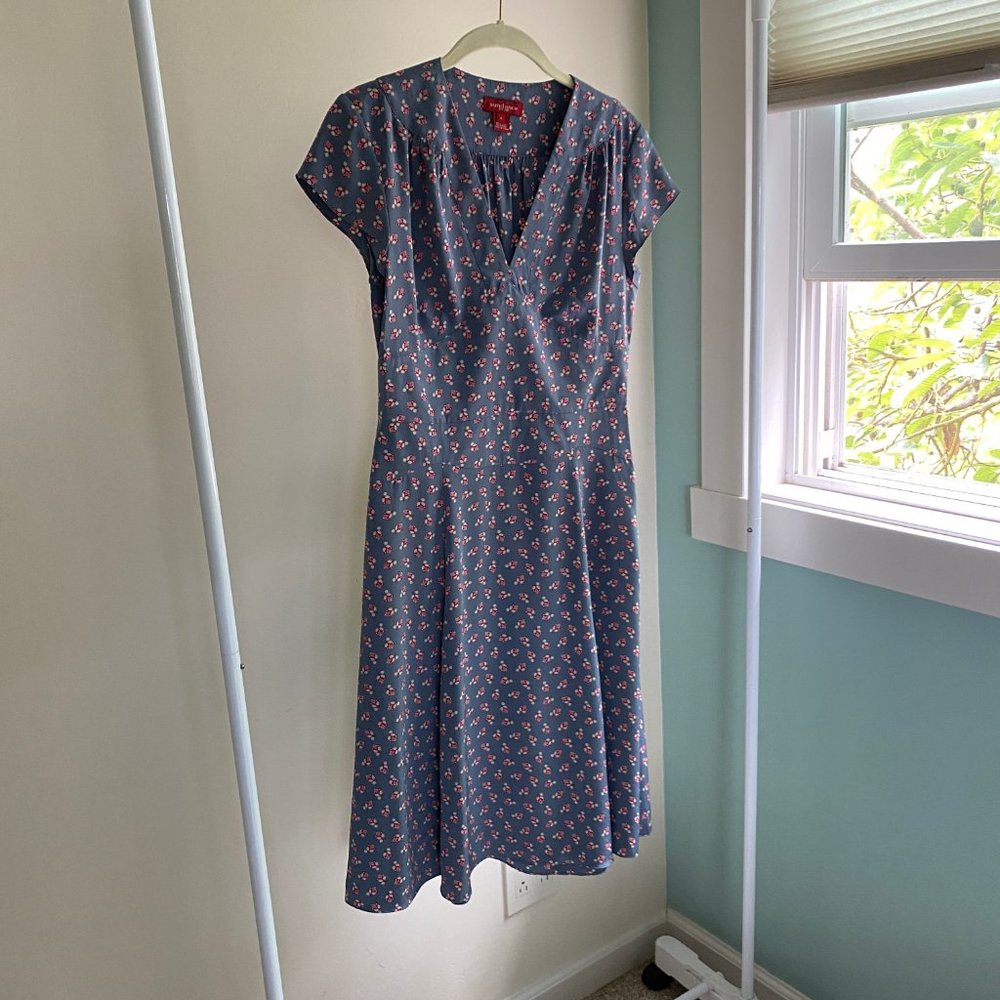 Sundance Silk Retro 1940s Durrells in Corfu Dress